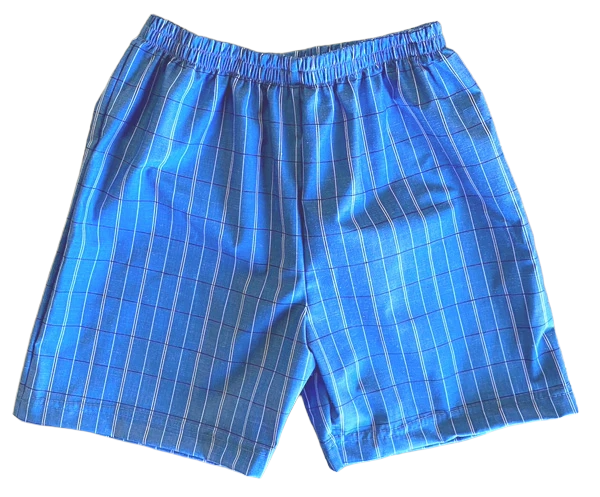 553 Checked Drill Cotton Kids Shorts