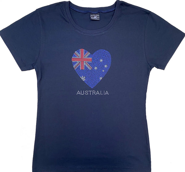 CMU Dot Heart Flag - Ladies T-shirt