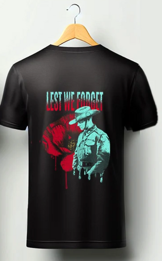 Lest We Forget Soldier - Adult T shirt