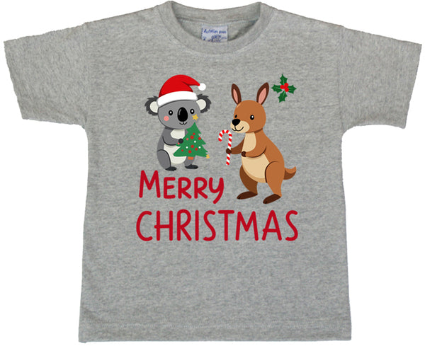 Christmas Koala & Kangaroo - Kids T-shirt