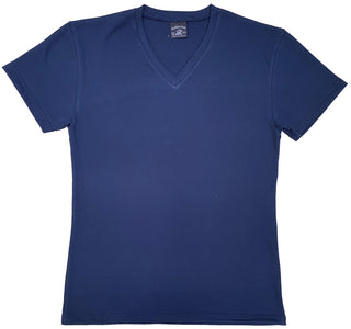 Buy ink-navy 112V Ladies Plain V-Neck T-shirt