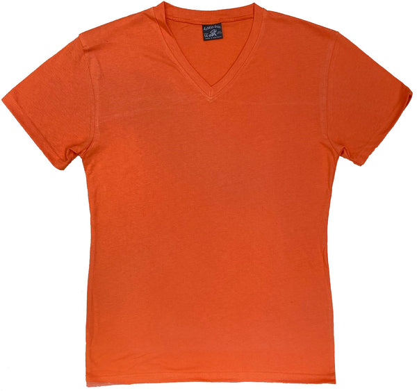 112V Ladies Plain V-Neck T-shirt