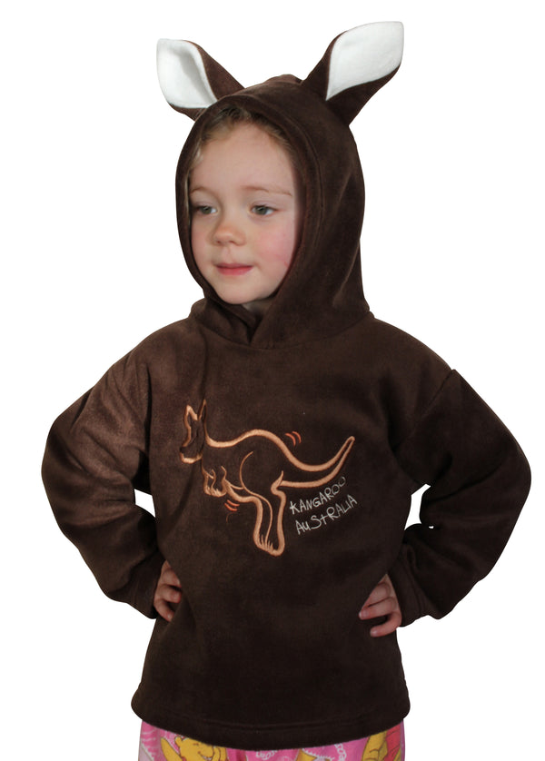 BLA778 Kangaroo Ears - Kids Hood Top