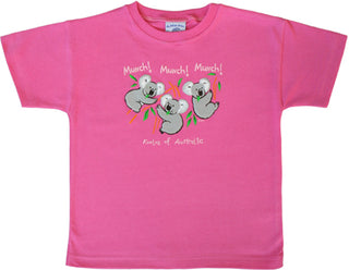 Buy bubblegum BLK Munch Koalas - Kids Tshirt