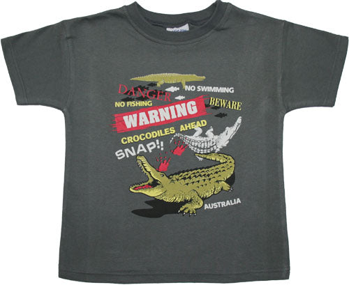 BTS Crocodile Warning - Kids T-shirt
