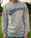 CBU771 Australia Script - Crew Neck Jumper