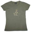 CKO Kangaroo Foil - Ladies Slim Fit T-shirt