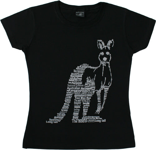 CNL Kangaroo Words - Ladies Slim Fit T-shirt