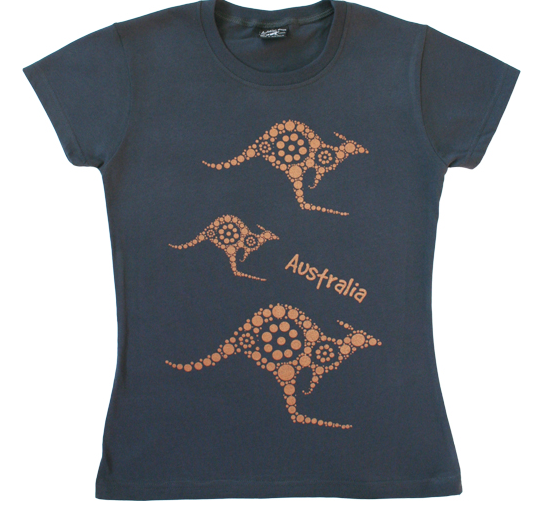 CPD Kangaroo Dots - Ladies Slim Fit T-shirt