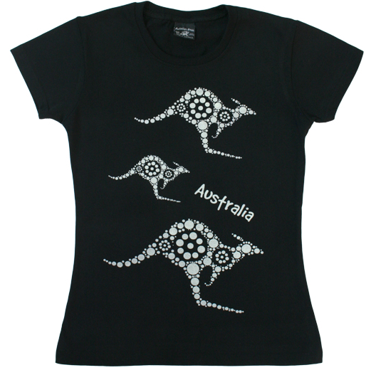CPD Kangaroo Dots - Ladies Slim Fit T-shirt