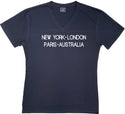 New York London Paris Australia - Ladies V-neck & Round Neck T-shirts