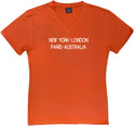 New York London Paris Australia - Ladies V-neck & Round Neck T-shirts