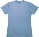 112V Ladies Plain V-Neck T-shirt