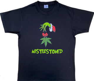 Buy mistle-stoned-black Christmas Grinch - Adults T-shirts