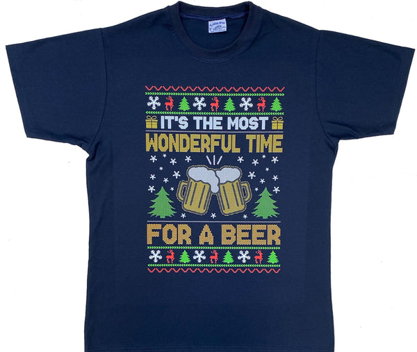 Christmas Beer - Adult t-shirts