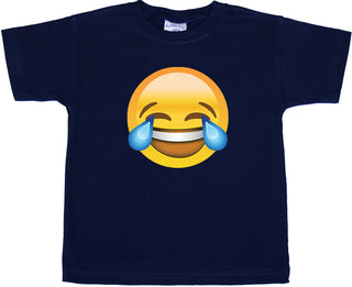 Buy navy-winking-emoji Emoji Symbols - Kids T-shirt