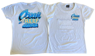 Buy white AYE Ocean Reef - Ladies Slim Fit T-shirt