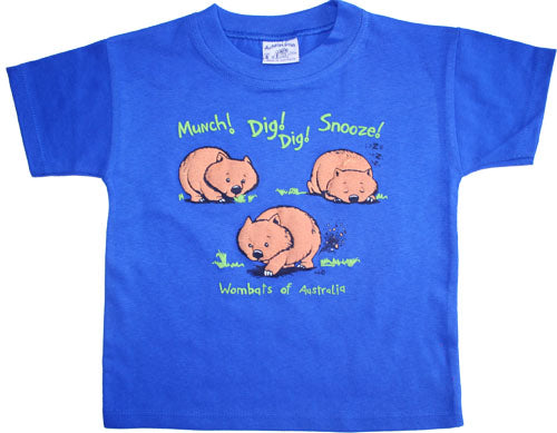 BOC Wombats Of Australia - Kids T-Shirt