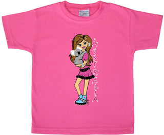 Buy 223-bubble-gum BOU443 - Koala Girl - Girls T-shirt