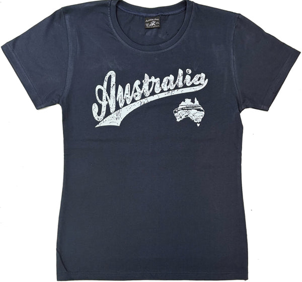 CBU Australia Script MAP - Ladies T-shirt