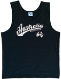CXU227 Australia Script SURFER - Adult SINGLET