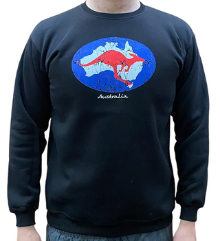 CES771 Kangaroo Scratchy - Crew Neck Jumper