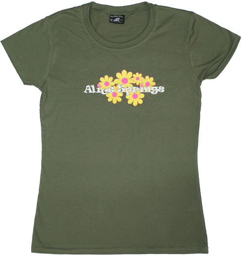 Flowers - Ladies Slim Fit T-Shirt