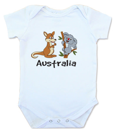 CZB  Baby Kangaroo & Koala Romper