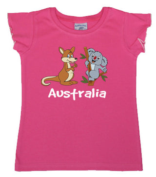 CZB Kangaroo & Koala Girls T-shirts