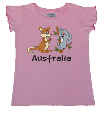 CZB Kangaroo & Koala Girls T-shirts