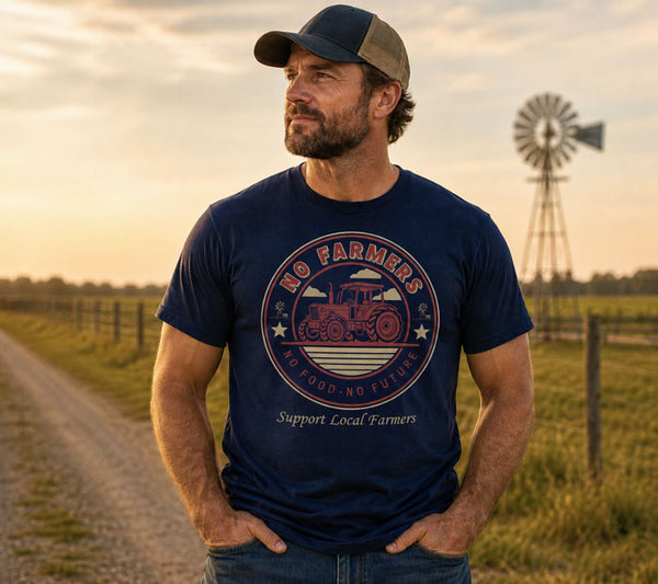 FTB Support Local Farmers - Adult T-shirt