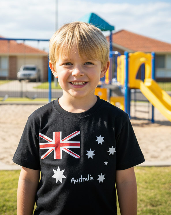 Australian Flags - Kids T-shirt