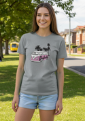 112 VW Pink Palm Kombi - Ladies T-shirt