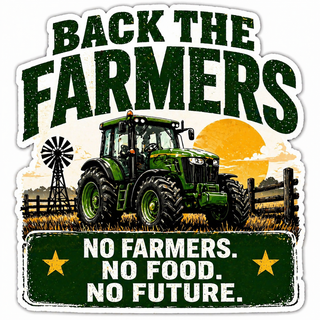 Farmer Car Sticker