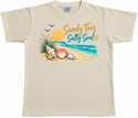 Sandy Toes, Salty Soul- Adult T-shirts