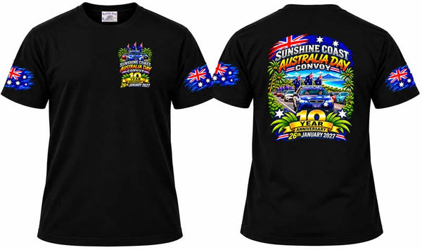 Sunshine Coast Australia Day Convoy - Adult T-shirt