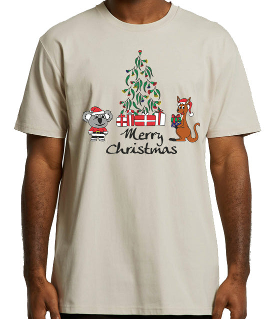Aussie Christmas Tree - Adult T-shirt