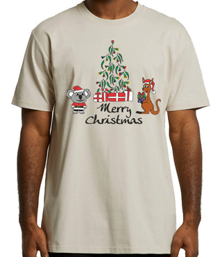 Aussie Christmas Tree - Adult T-shirt