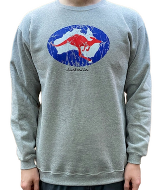 CES771 Kangaroo Scratchy - Crew Neck Jumper