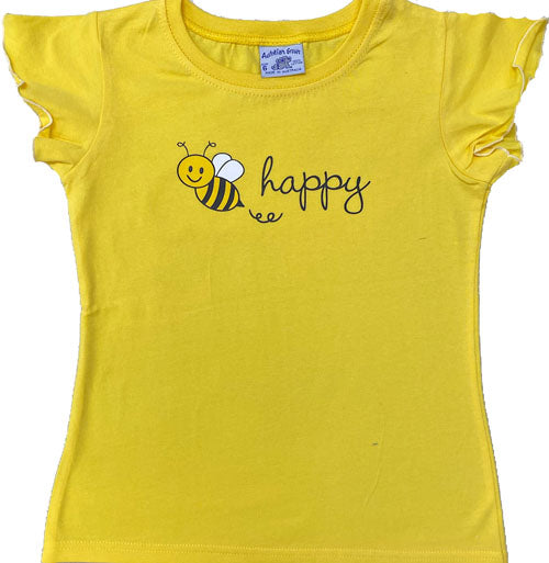 Bee Happy - Girls T-shirt