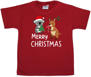 Christmas Koala & Kangaroo - Kids T-shirt