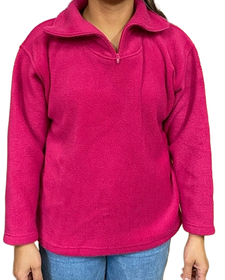 995 Polar Fleece Collar Top Sizes Youth 10-12 only