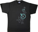 Side Flowers - Adult T-Shirt