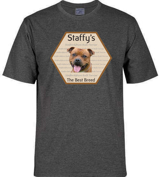 Staffy Dog - Adult T-shirt