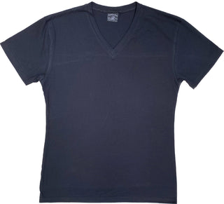 Buy black 112V Ladies Plain V-Neck T-shirt