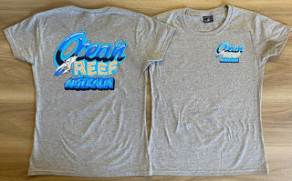 Buy grey-marle AYE Ocean Reef - Ladies Slim Fit T-shirt