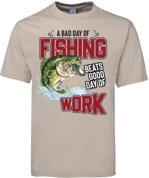 A Bad Day of Fishing - Adult T-shirt