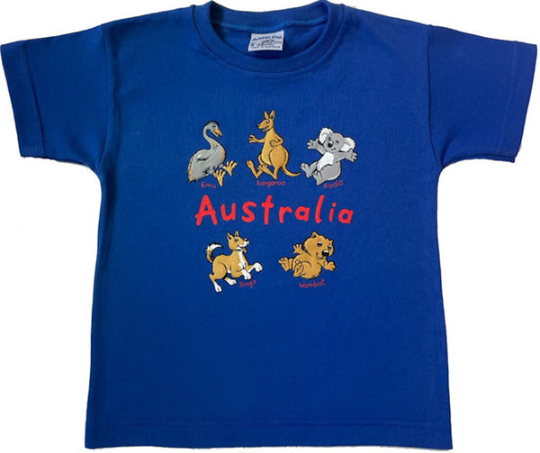 BGP Australia 5 Puff Animals - Kids T-shirt