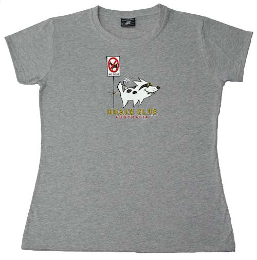 BKS Aussie Beach Dog - Ladies Slim Fit T-shirt | Australia's Page & AMC