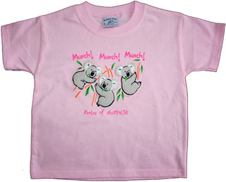Buy pale-pink BLK Munch Koalas - Kids Tshirt